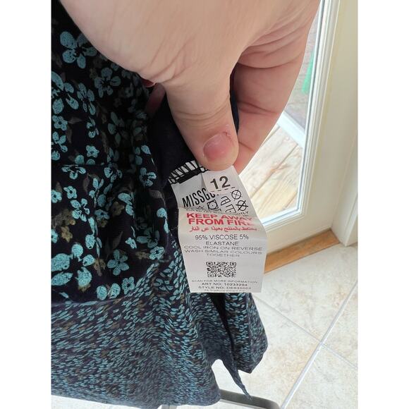 NWT Missguided Floral Ruched Bust Mikmade Midi Dress - Picture 9 of 10